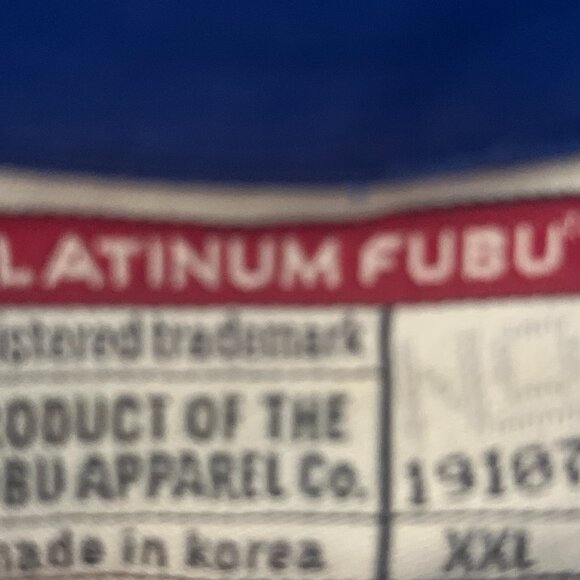 Platinum FUBU Fat Albert XXL Blue Graphic Button-Up Shirt Hip Hop 2000s Streetwe - Picture 9 of 14